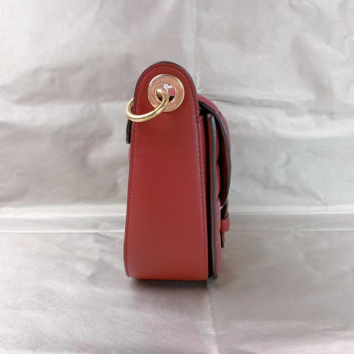 COACH C7838 KLEO ONE SHOULDER CROSSBODY BAG 17 WITH QUILTING GOLD/CHERRY COACH C7838 KLEO ONE SHOULDER CROSSBODY BAG 17 WITH QUILTING GOLD/CHERRY